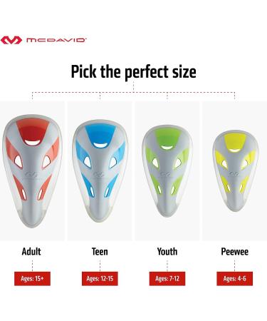 McDavid Flexcup Protective Cup for Superior Support and Comfort Football Hockey Baseball Softball Wrestling Groin Protection Teen (12-15 Years) Blue - Buy Online on SooperMarket.com