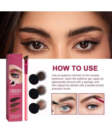 4D Laminated Eyebrow Care Kit | Waterproof & Long Lasting Brow Grooming | Home Use (Dark Brown - Buy Online on SooperMarket.com