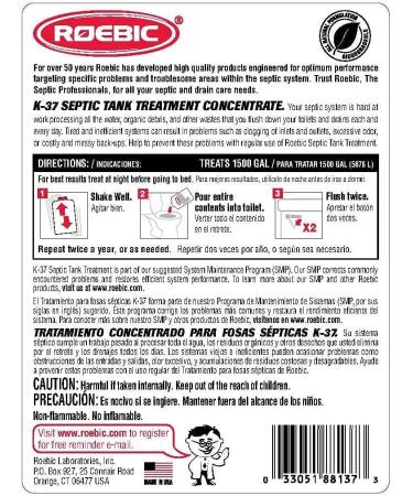 Concentrate Septic Tank Treatment | Eco-Friendly & Effective Solutions for Septic Systems - International Shipping Available - Buy Online on SooperMarket.com