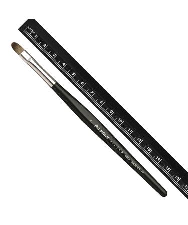 Da Vinci Lip Brush Size 4 - Vegan Synthetic Fiber Made in Germany 1 Pack (Black) - Perfect for Flawless Application - Buy Online on SooperMarket.com