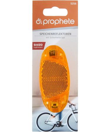 Prophet Spoke Reflectors for Bikes - 4 Orange Cat Eyes for Enhanced Night Visibility & Safety - Buy Online on SooperMarket.com