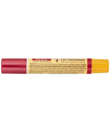 Burt's Bees 100% Natural Moisturizing Lip Shimmer Raisin - Pack of 4 Tubes - Buy Online on SooperMarket.com