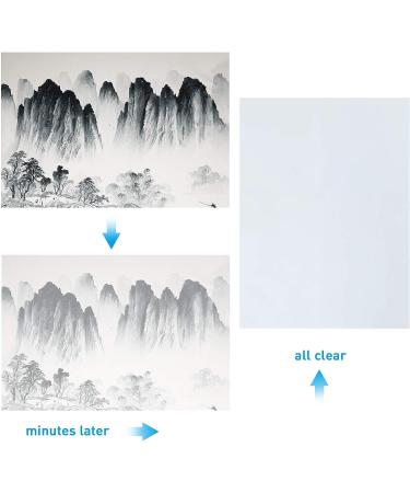 Zonon 2 Pieces Water Writing Cloth 13 x 18 Inch Reusable Chinese Calligraphy Water Cloth and 2 Sizes Chinese Calligraphy Brushes for Student Stationery Tool - Buy Online on SooperMarket.com