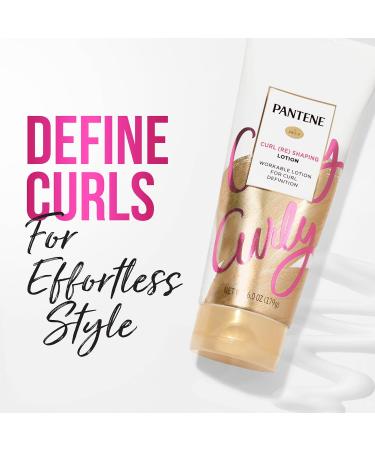 Pantene Pro-V Curl Cream Pack of 3 - Moisturizing Curl Defining Lotion for Wavy/Curly Hair - Anti Frizz Formula with Vitamin B5 - 18 oz Total - Buy Online on SooperMarket.com