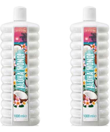 Avon Aloha Monoi Bubble Bath 1000ml - Buy 2 Pieces for Ultimate Relaxation | International Shipping Available - Buy Online on SooperMarket.com