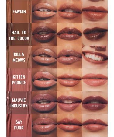 HALF MAGIC Lip Snuggle High Pigment Oil Balm - Say Purr (Nude Pink Taupe) | Shop Now for International Shipping - Buy Online on SooperMarket.com