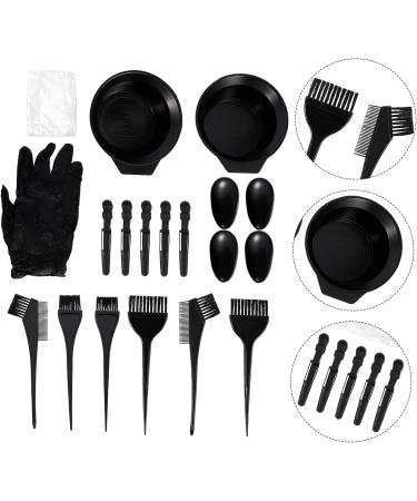 Mikinona 1 Set Hair Coloring Tools Hairdressing Clips Hair Mixing Bowl Hair Tinting Bowl Hair Color Brush Dye Mixing Bowl Professional Styling Tools Hair Coloring Kit Plastic Hair Dye Cloak - Buy Online on SooperMarket.com