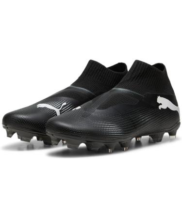 PUMA Men's Future 7 Match+ LL FG/AG Soccer Shoe - 40 EU | Black & White | International Shipping Available - Buy Online on SooperMarket.com