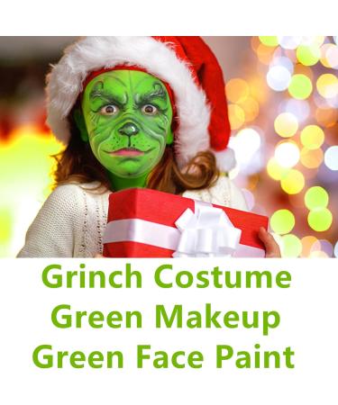 Go Ho Amazon Green Cream Face Body Paint - Water Based Face Painting for Adults & Children - SFX Cosplay Costumes, Festivals, Halloween - 2.37oz (70ml) - Buy Online on SooperMarket.com