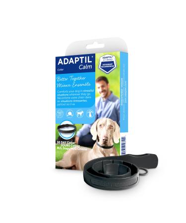 ADAPTIL Collar for Medium/Large Dogs Calms & Comforts Dogs - Use These Collars by ADAPTIL for Dogs During Training Boarding Loud Noises and Fears Outdoors (Large Dog Calming Collar 1-Pack) Medium/Large Dog 1-pack