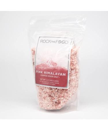 Rock The Food Pink Himalayan Salt 2.2 lb. Bag - Coarse Grain Table Salt for Grinders or Spice Jars - Buy Online on SooperMarket.com