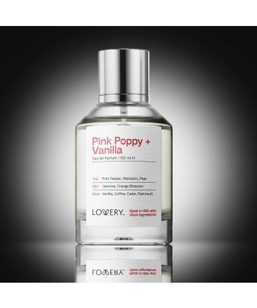 Valentines Day Pink Poppy & Vanilla Perfume for Women 100ml Clean Fragrance Perfumes for Womens Long Lasting Vegan Natural Ingredients Vanilla Coffee Patchouli Birthday Gifts for Mom Wife USA Clean Pink Poppy and Vanilla - Buy Online on SooperMarket.com