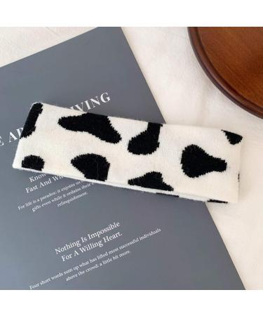 JSGHGDF Harajuku Women Knitted Headband Panda Elastic Wide Hairband Yoga Sport Stretch Headwrap Turban 2 - Buy Online on SooperMarket.com