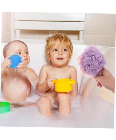 NOLITOY Rainbow Ice Cream Shower Flowers - Reusable Exfoliating Bath Sponges & Loofahs for a Refreshing Shower Experience - Buy Online on SooperMarket.com