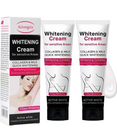 Rednow Crema Blanqueadora Corporal Crema Aclaradora Para Piel Manchas En Cara Axilas Cuello Entrepierna
