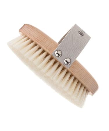 Hydrea London Natural Dry Body Brush | Exfoliating Skin Brush | Cellulite Remover | Lymphatic Drainage | FSC Certified - Buy Online on SooperMarket.com