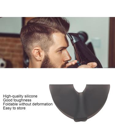 LIZEALUCKY Cutting Collar Silicone Waterproof Neck Wrap Guard for Haircut Professional Hairdressing Tool Hair Cutting Dyeing Pad Guide for Salon Stylist Home Use (Gray) - Buy Online on SooperMarket.com