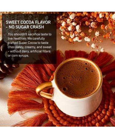 Super Cocoa Coffee Alternative | Nootropics Hot Chocolate Mix for Memory & Focus | Dairy Free Sugar Free Keto Vegan Superfood - Buy Online on SooperMarket.com