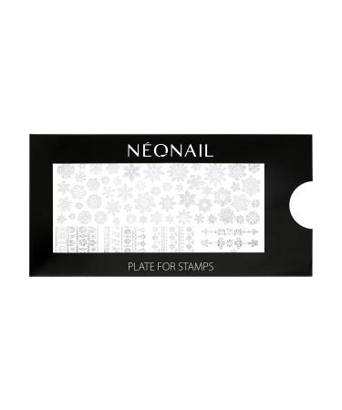 Neonail Stamping Plate 17 - Stamping Platte - Stencil Plate - Nail Art - Nail Design - Nail Stamp Schablone - French Nails Stencil - Nail Art Stamp