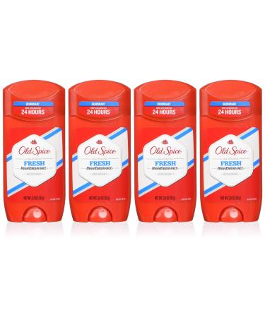 Old Spice Fresh High Endurance Deodorant 3 Ounce (Pack of 4)