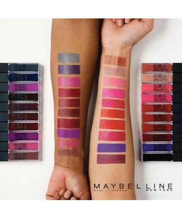 Maybelline Color Sensational Vivid Matte Liquid Lipstick Corrupt Cranberry 0.26 fl. oz. Long-Lasting Matte Lip Color - Buy Online on SooperMarket.com
