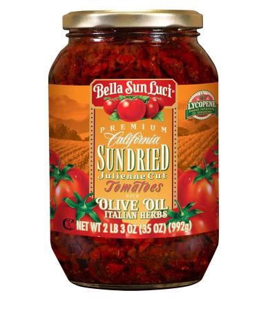 35 oz Bella Sun Luci Sun Dried Tomatoes Julienne Cut in Olive Oil Original Version