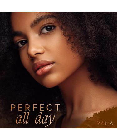 Yana Medium Dark Shade Matte Liquid Foundation 1.35 oz - Long-Wear Formula for Oily/Combination Skin - Suitable for Brown/Tanned Skin - Buy Online on SooperMarket.com