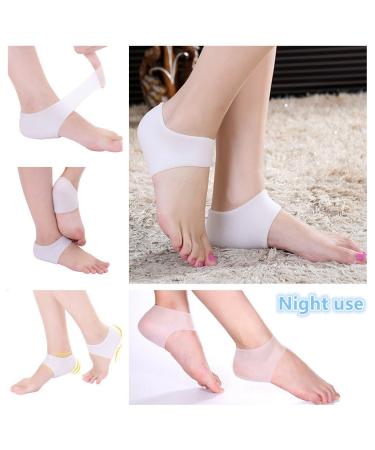 JIAHAO 4x Foot Protector - Gel Heel Cushion Pads & Moisturizing Socks for Ultimate Comfort | International Shipping Available - Buy Online on SooperMarket.com