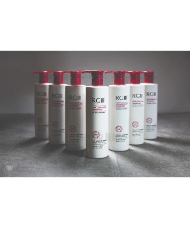 RGIII Hair Regeneration Clinic Shampoo Set - Red Ginseng Saponin, 6 Natural Ingredients - Hair Loss, Regrowth, Strengthening - Men & Women - 3pc (17.58oz x 3) - Buy Online on SooperMarket.com