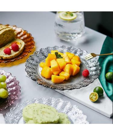 Kitchen Countertop Fruit Rack Fruit Basket Fruit Basket Attractive Large Glass Round Serving Fruit Dish Beautiful European Design Centerpiece Bowl Elegant Multipurpose Fruit Basket (Color : Roze) - Buy Online on SooperMarket.com