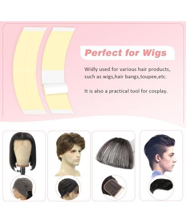 Vlasy 12 Pieces Double Sided Wig Tape for Wigs - Waterproof & High Adhesive Tape for Lace Front Wigs & Hair Extensions - Buy Online on SooperMarket.com