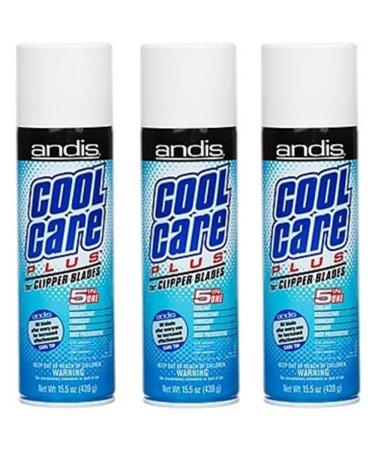 ANDIS Cool Care Plus Clipper Lubricating Spray 5-In-1 3 x CL-12750