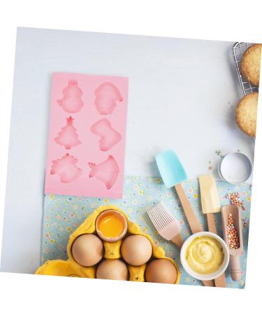 MAGICLULU 5pcs Fruit Cake Mold Clay Molds Silicone Bakeware Biscuit DIY Mould Baking Mold Dessert Mould Non Stick Candy Mold Santa Cake Mold Non Stick Fondant Mold Sample Silica Gel Popsicle 32X18CMx5pcs - Buy Online on SooperMarket.com