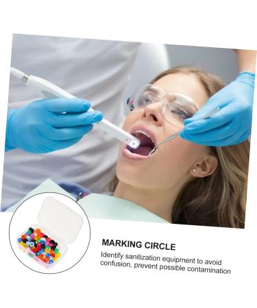 Oatipho 160 STK Dental Instruments - Silicone Tooth Coloring Code Hygienic Color Code Band High-Pressure Plastic Pack - Buy Online on SooperMarket.com