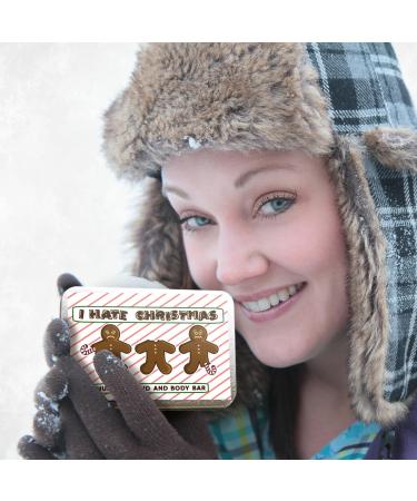I Hate Christmas Bar Soap - Unique Gag Gift for Adults Coffee Infused Stocking Stuffer - Perfect December Birthday Present - Buy Online on SooperMarket.com
