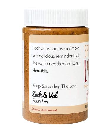 Spread The Love Unsalted Crunch Almond Butter - 16 oz (454 g) | Healthy Snack - Buy Online on SooperMarket.com