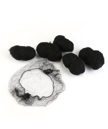 100 Pcs Hair Nets - Invisible Elastic Edge Mesh for Wig & Bun Fixation - Black Ladies Hair Accessories - Buy Online on SooperMarket.com