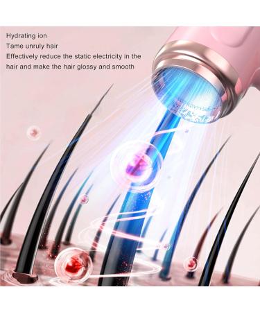 Cordless Ionic Hair Dryer 200W Rechargeable Portable Hair Dryer with Airflow Multiplier Technology Rotating Nozzle Multi Modes for Home School Travel - Buy Online on SooperMarket.com