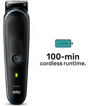 Braun 10-in-1 All-in-One Style Kit Series 5 Male Grooming Kit With Beard Trimmer Hair Clippers Nose and Ear& Precision Trimmer Gifts for Men UK 2 Pin Plug MGK5445 Black Packaging may vary Black MGK5445 - Buy Online on SooperMarket.com