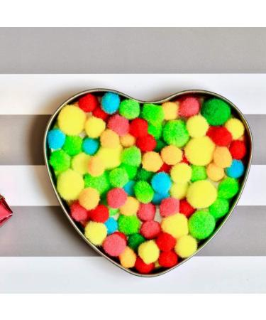 700-Pack 1 Inch Assorted Multicolor Pompoms for Crafts - DIY Hobby Supplies - Buy Online on SooperMarket.com