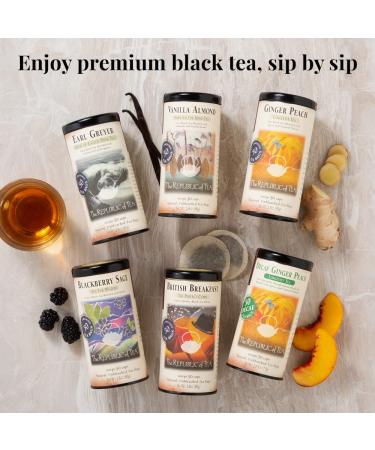 The Republic of Tea Mango Ceylon Black Tea Metabolic Frolic Tea 50 Tea Bag Tin - 50 Count - Buy Online on SooperMarket.com