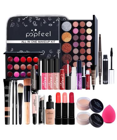 CHSEEO Make-up Gift Set Make-Up Set Cosmetic Makeup Palettes Make-up Case Make-up for Face Eyes and Lips #1