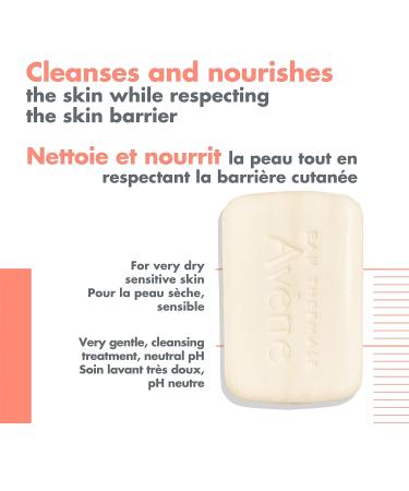 Eau Thermale Avene Cold Cream Ultra-Rich Cleansing Bar for Very dry Skin Nourishing soap-free bar 100 g - Buy Online on SooperMarket.com