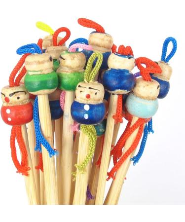 Bamboo Japanese Doll Ear Wax Pick Spoons | 20pcs Earwax Remover Earpick | Model 427 456 934 f1d 7a3 - Buy Online on SooperMarket.com