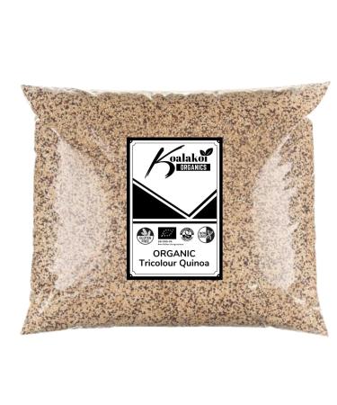 Koalakoi ORGANIC Quinoa Mix Tricolour Quinoa | super nutritious harmonious blend of colours and textures | white black and red quinoa grain (1.8kg)