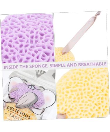 Angoily 6 Pcs Bath Ball Sponges - Kids Foam Sea Sponge & Hydrophilic Body Scrubbers for Spa & Bathing - Buy Online on SooperMarket.com