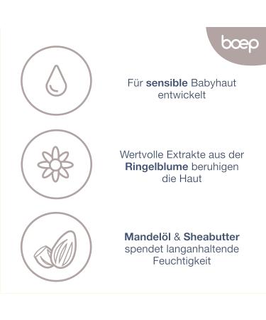 Boep Baby Cream | Vegan Natural Face Cream for Babies & Children | Midwife Recommended | Organic Calendula Shea Butter & Almond Oil | Doctor & Mom Developed (50 ml) - Buy Online on SooperMarket.com