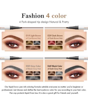 Buy Aaiffey Light Brown Eyebrow Pencil - Smudge-Proof Microblading Pen for Natural Brows | Long Lasting & Exquisite Results - International Shipping Available - Buy Online on SooperMarket.com