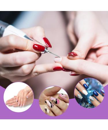 Sibba 6 PCS Diamond Russian Manicure Drill Bits Set for Nail, Wood, Glass, Plastic, Ceramic - Professional Cuticle Drill Bit Set for Manicure - Buy Online on SooperMarket.com
