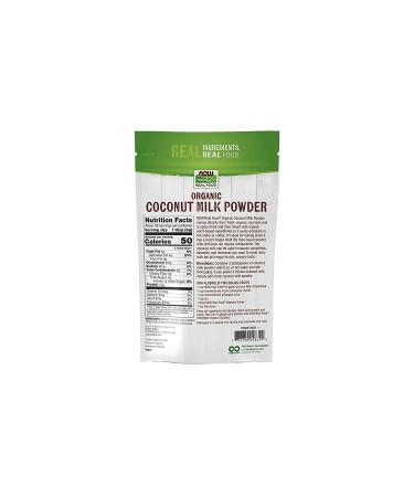 Now Foods Organic Coconut Milk Powder 12 oz - Real Food for Dairy-Free Cooking - Buy Online on SooperMarket.com
